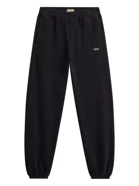 Pantaloni Woolrich din fleece negru