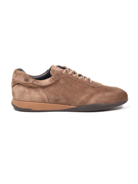 Sneakersy Baldinini zamszowe brązowe