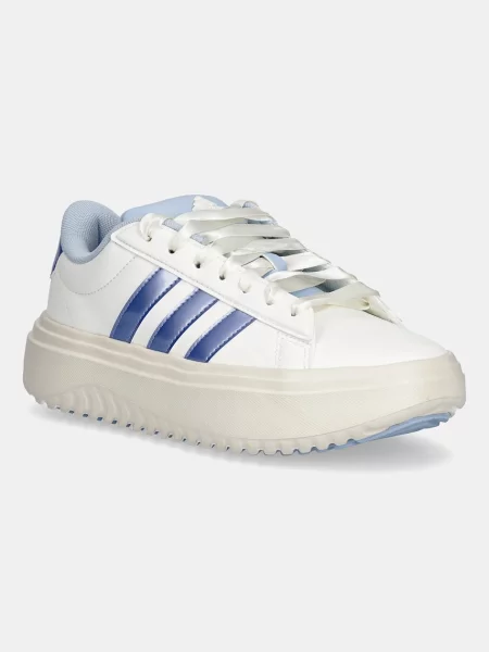 Маратонки adidas Grand Court Platform бежово