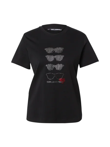 Karl Lagerfeld tričko čierna