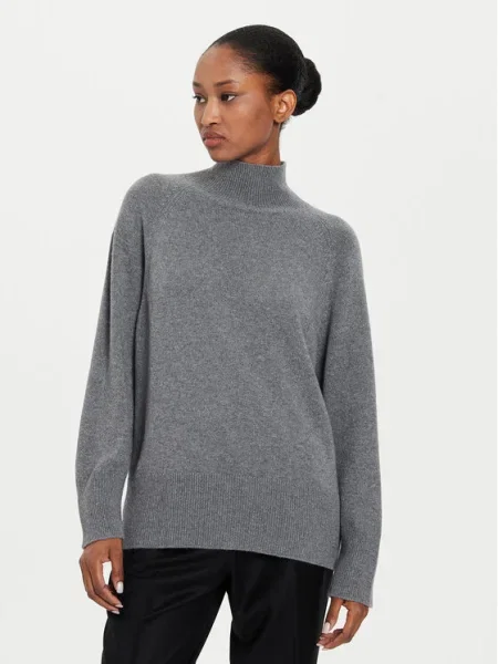 Marella Bluză cu gât Falange gri