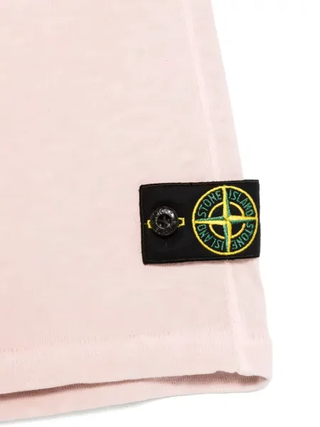 Szorty dziecięce Stone Island różowe