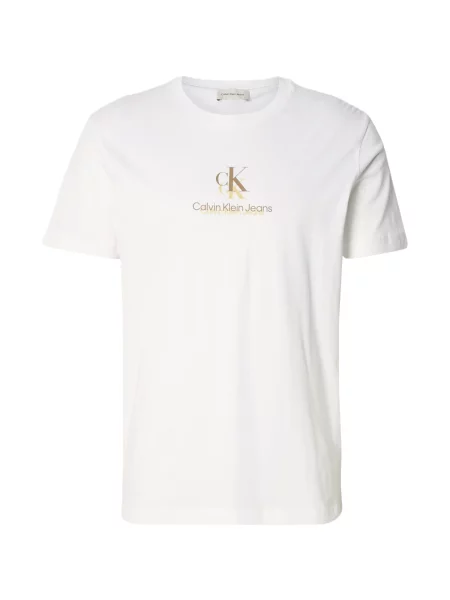 Μπλούζα Calvin Klein Jeans λευκό
