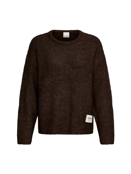 Sweter Ichi brązowy
