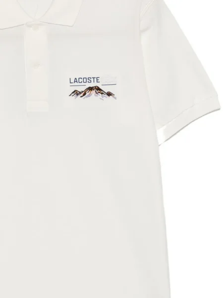 Polo Lacoste alb
