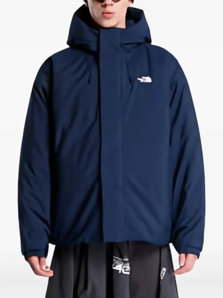 Geacă cu puf The North Face albastru
