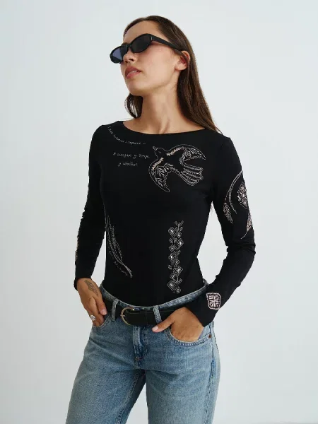 Боді RicaMare чорний