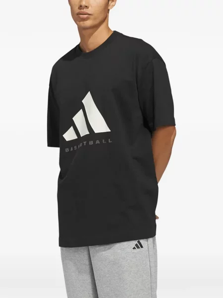 Trčanje pletene čarape Adidas s autogramom crna