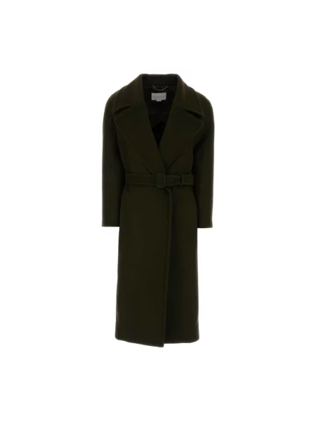 Płaszcz Stella Mccartney wełniany dwurzędowy zielony