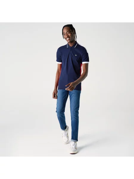 Lacoste Spodnie niebieskie