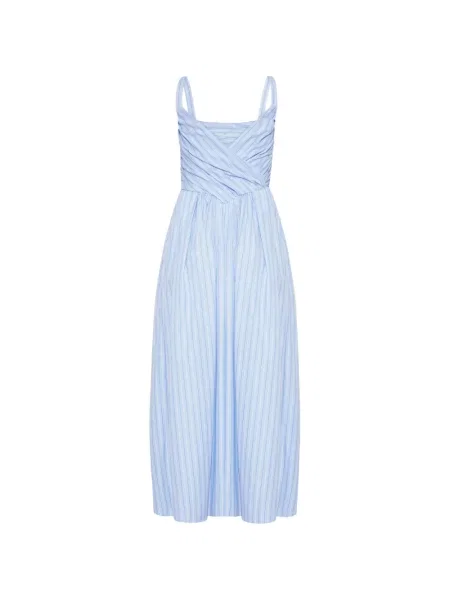 Rochie midi Adam Lippes albastru