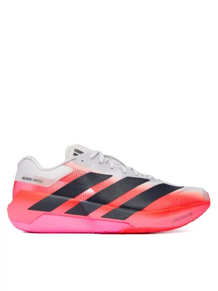 ADIDAS PERFORMANCE Sportske cipele Adizero Dropset Pro antracit / svijetlosiva / neonsko crvena siva