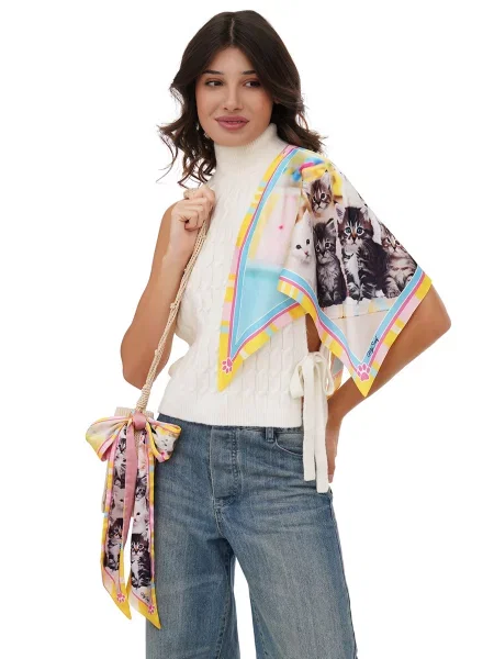 Шелковый галстук Myscarf коричневый