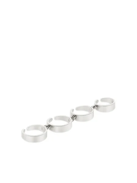 Inel Courreges argintiu