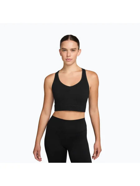 Tricou pentru femei Nike Pro Seamless Dri-Fit Cropped black negru