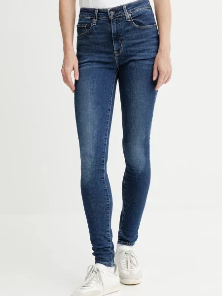 Дънки Levi's HIGH RISE SKINNY синьо