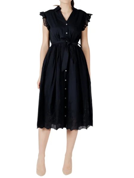 Odgovarati haljina Vila Clothes crna