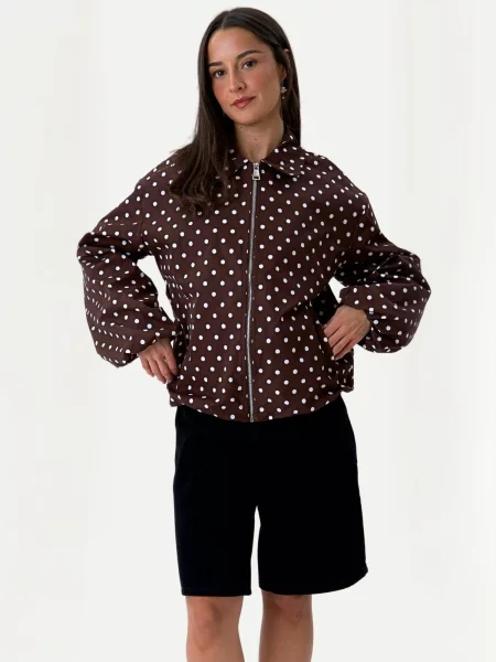 TEESHOPPEN Geacă de primăvară-toamnă Isabel maro