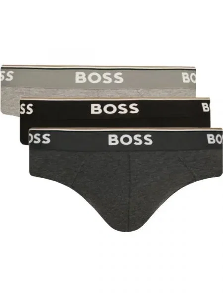 Boss Bodywear Chiloți slipi Brief 3P Power gri