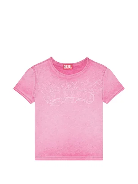Tricou Diesel cu imagine roz