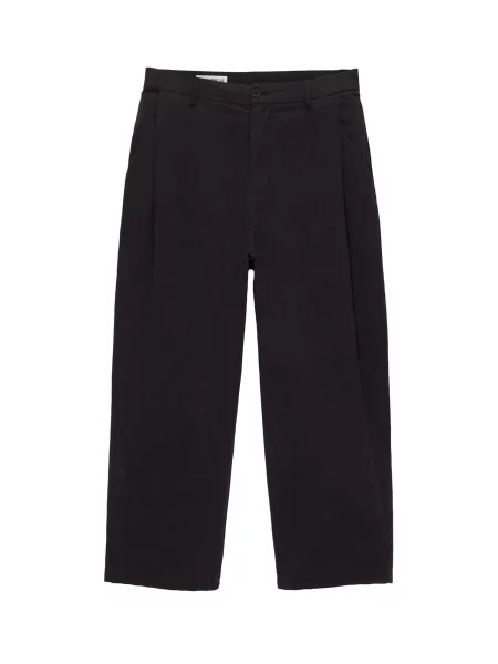 Pull&Bear Pantaloni cutați negru