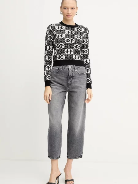 Pinko sweter lekki czarny
