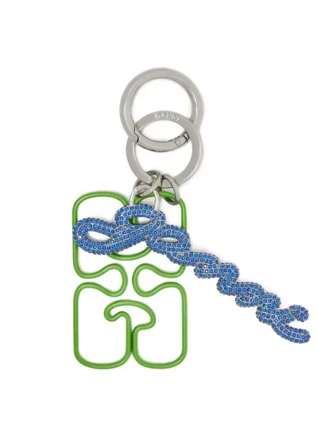 Colier Ganni argintiu