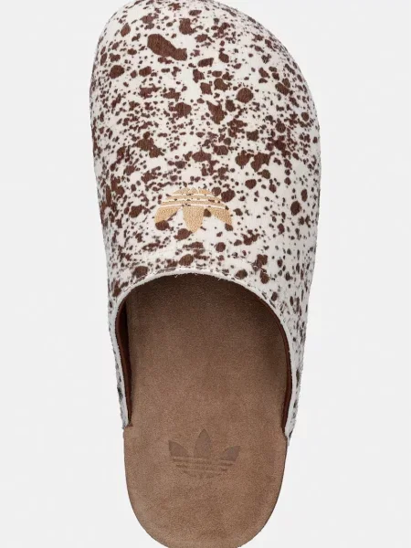 Кожаные шлепанцы Adidas Originals