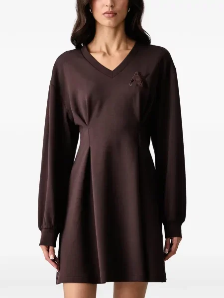 Rochie Armani Exchange cu paiete maro