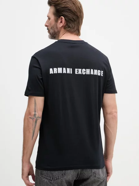 Armani Exchange t-shirt granatowa