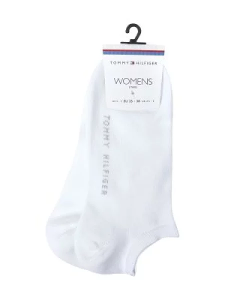 Skarpetki stopki w zestawie 2 pary Tommy Hilfiger białe