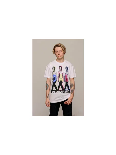 Tricou Dsquared alb