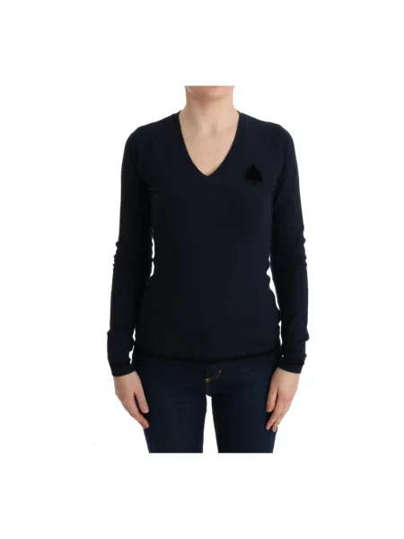Sweter Costume National niebieski