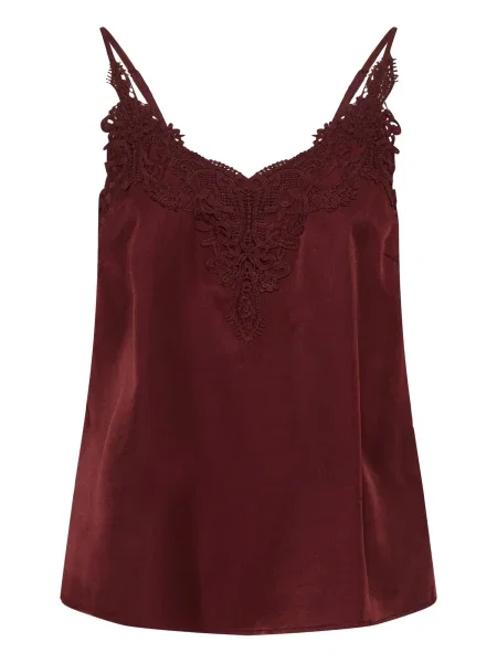 Cream Top Anna' bordo