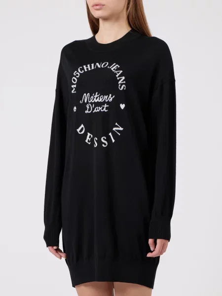 Платье Moschino Jeans черное