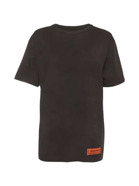 Tricou Heron Preston cu decolteu rotund cu aplicații negru