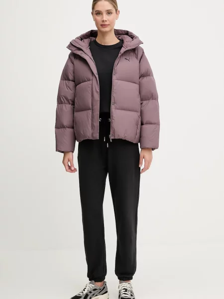 Пухова куртка Puma зимова фіолетовий