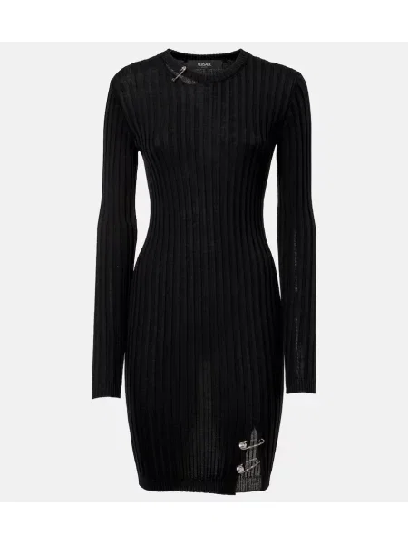 Rochie Versace tricotate negru