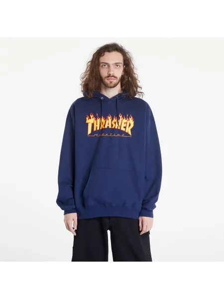 Hanorac cu glugă Thrasher albastru