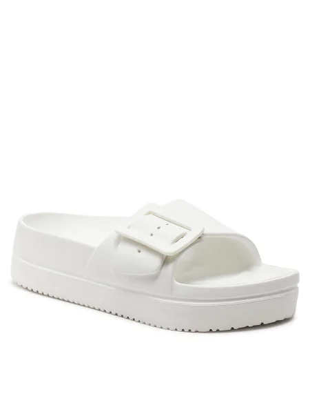 Platform talpú papucs Big Star Shoes fehér