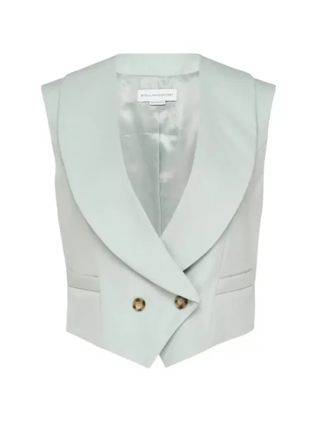 Vestă Stella Mccartney cu două rânduri de nasturi albastru