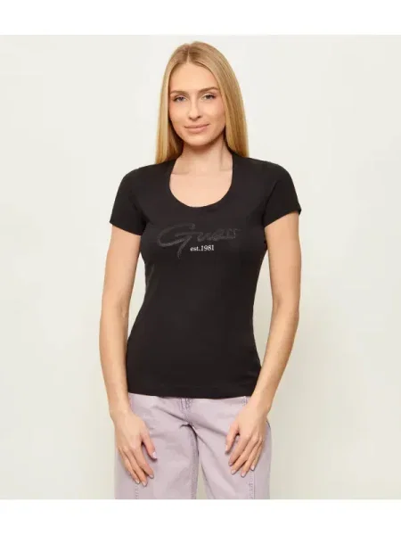 GUESS Tricou negru