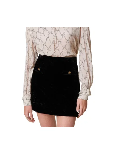 Spódnica mini Twinset czarna