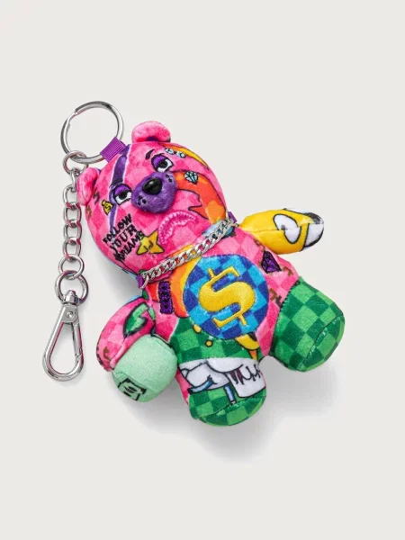 Sprayground obesek za ključe WILD roza
