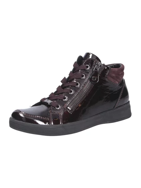 Sneakersy Ara skórzane czerwone