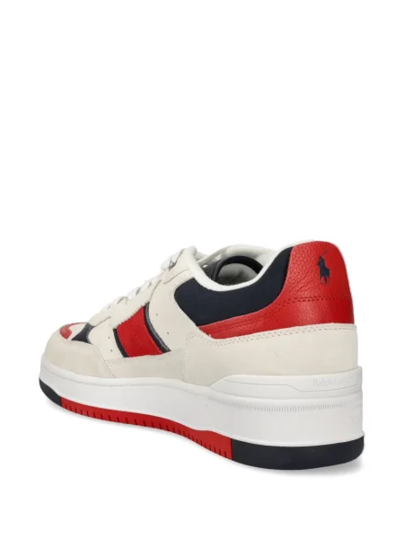 Kožené kalhoty Polo Ralph Lauren modré