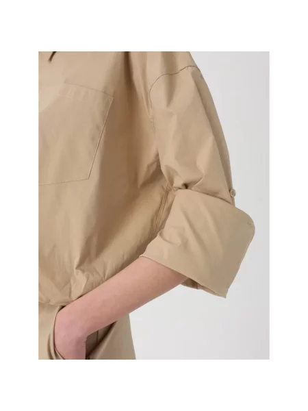 Lniana koszula Liviana Conti beżowa