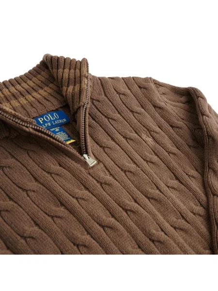 Sveter Polo Ralph Lauren hnedá