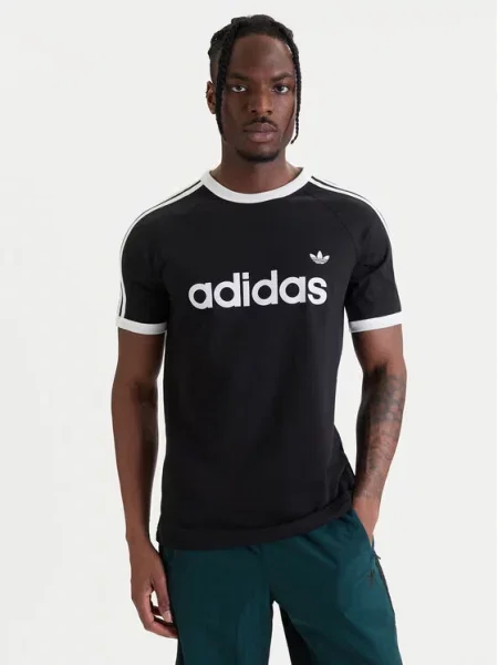 Adidas T-Shirt Ringer czarny