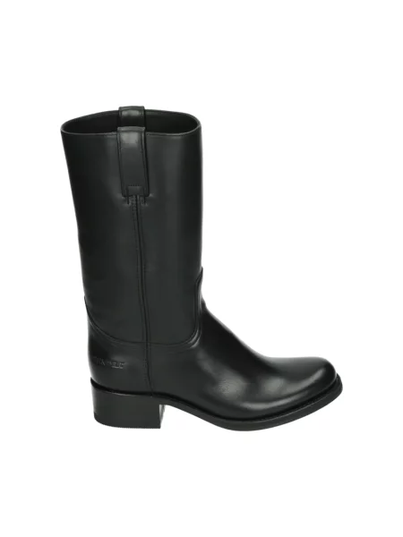 Botki Sendra skórzane czarne